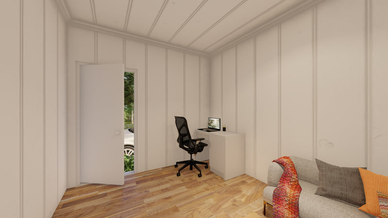 Load image into Gallery viewer, 5500 - Site Office + Toilet - Site Office with Cladding
